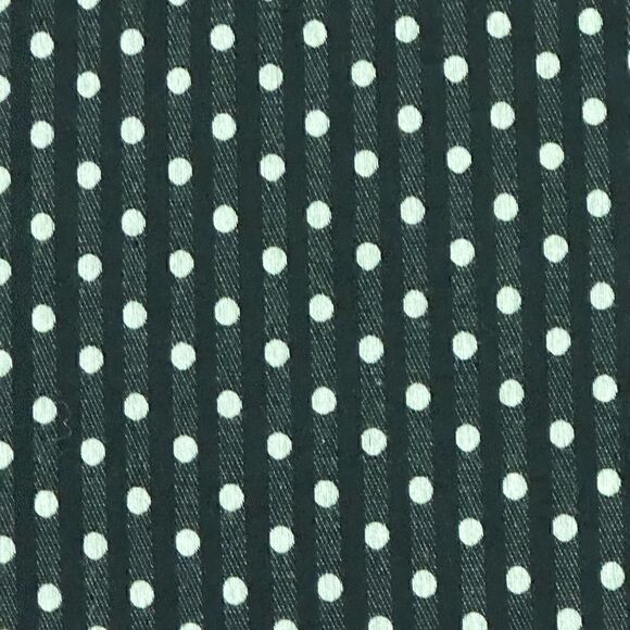 MSSP Max Studio Specialty Product Black Polka Dot Strip Skirt - Picture 7 of 10
